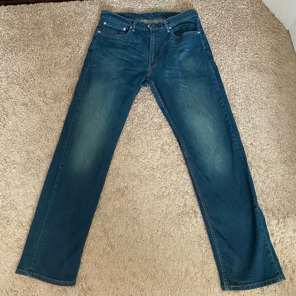 Levi Strauss 505 Regular Fit Blue Jeans Size 36/32 - Picture 2 of 16